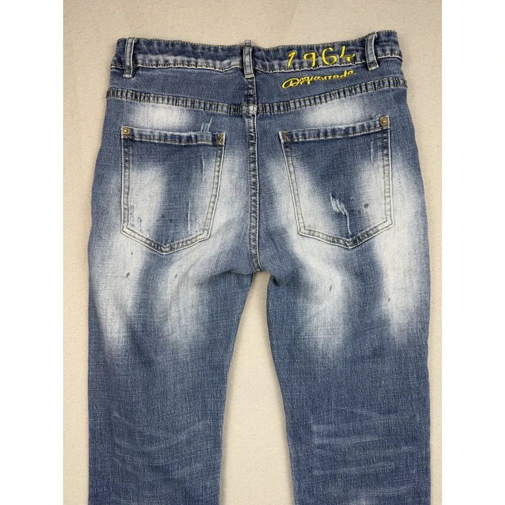 Dsquared2 Jeans 50 Mens Distressed Made In Italy Designer Denim